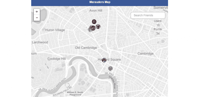 android facebook friend mapper